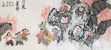 河北省美术家协会会员 侯同印 人物国画作品