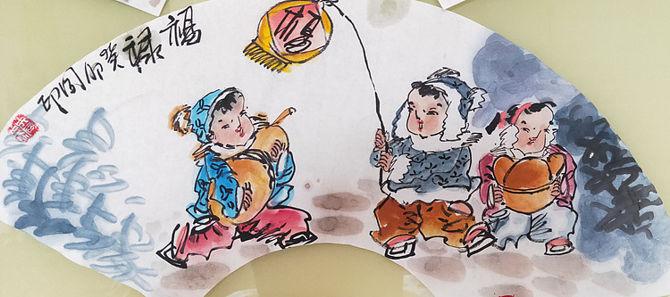 河北省美术家协会会员 侯同印 人物国画作品