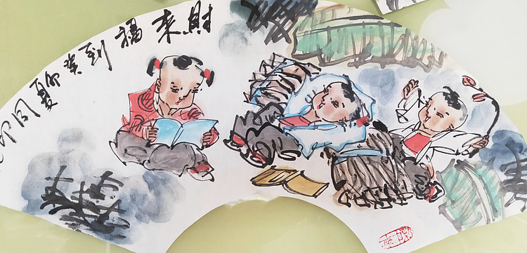 河北省美术家协会会员 侯同印 人物国画作品