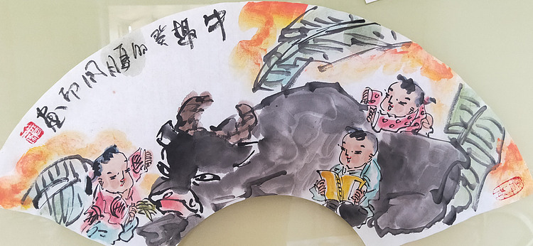 河北省美术家协会会员 侯同印 人物国画作品