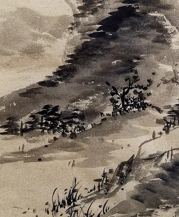 无 水墨山水