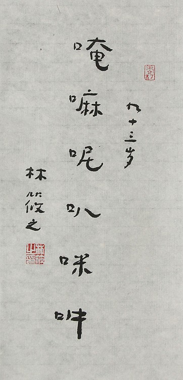 巨匠之子 著名书法家&mdash;&mdash;林筱之书法（带合影）
