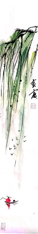 中国老年书画研究会会员 张宝霞 禅意