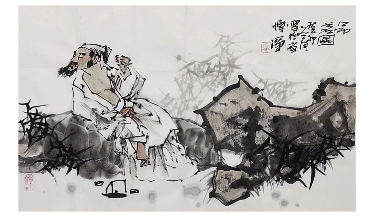 一淨 品茗圖