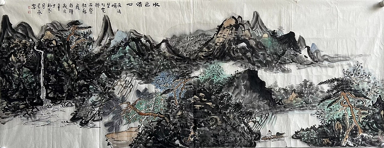 郭松泉     中国美术家协会会员    带合影