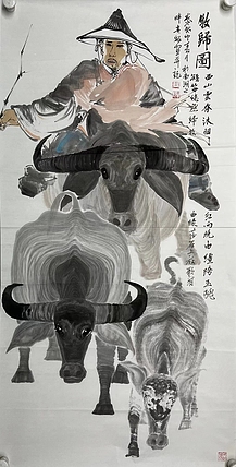 韦贵敏    中国美术家协会会员    带合影