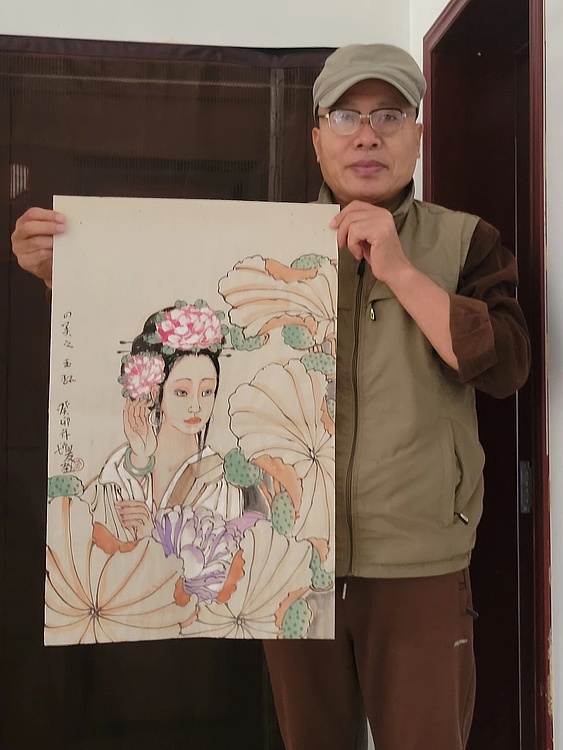 中国美术家协会会员 金增友 精品人物（带合影）