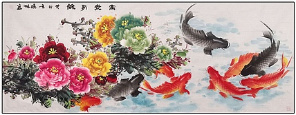 高晓林 （4367）国家一级美术师，江苏省美协会员《富贵有余》