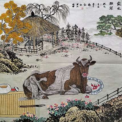 中国美术家协会会员 清华大学美术学院书画高研班执行导师 郑宏光