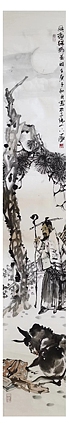 一淨 月夜归乡图
