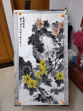 王建鑫 秋菊晚香