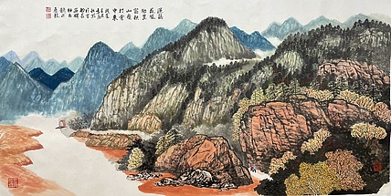 秦龍，著名画家
