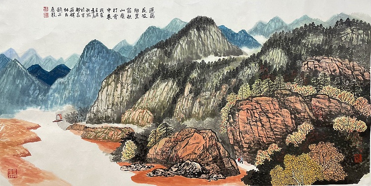 秦龍，著名画家