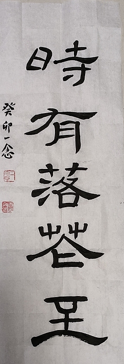 职业书画家 一念 小中堂
