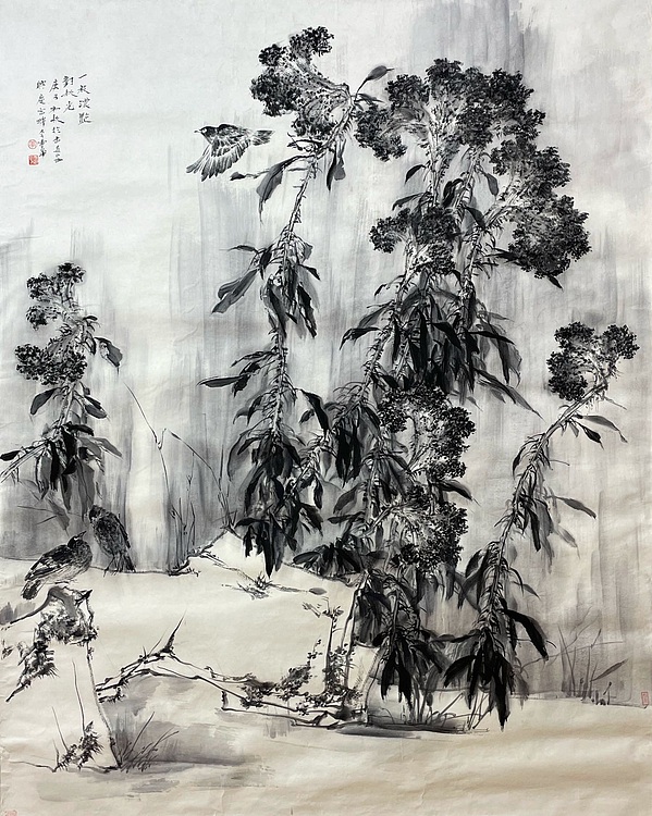 李云平，河北美院硕士，陕西省美协会员。