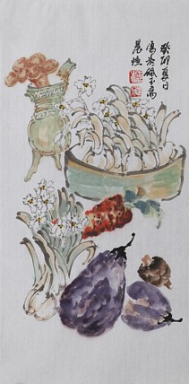 北京美术家协会会员 王鹏 精花鸟