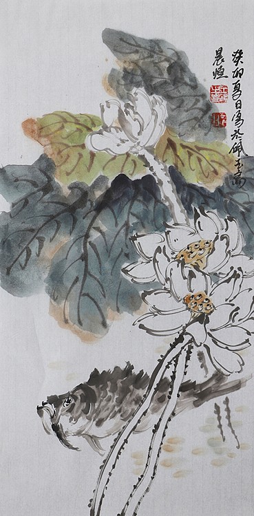 北京美术家协会会员 王鹏 精花鸟