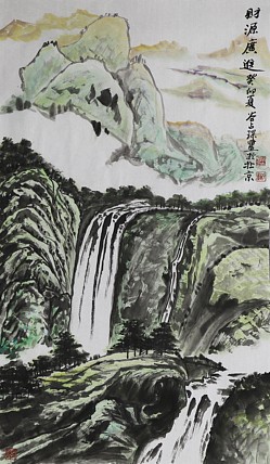 李可染画院画家，黑龙江省美术家协会会员——谷占琛