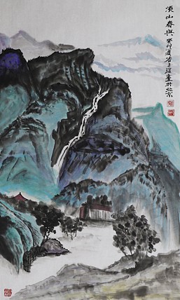 李可染画院画家，黑龙江省美术家协会会员——谷占琛