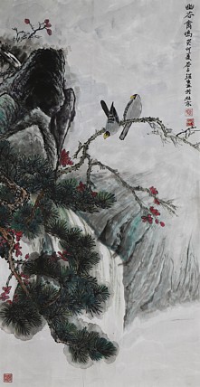 李可染画院画家，黑龙江省美术家协会会员&mdash;&mdash;谷占琛