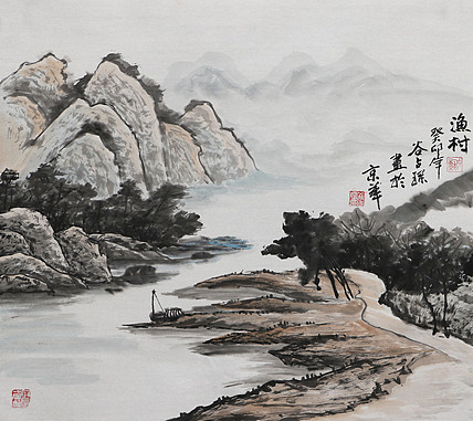 李可染画院画家，黑龙江省美术家协会会员——谷占琛