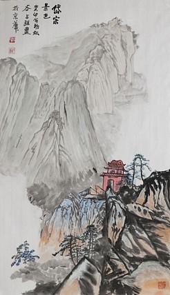 李可染画院画家，黑龙江省美术家协会会员——谷占琛