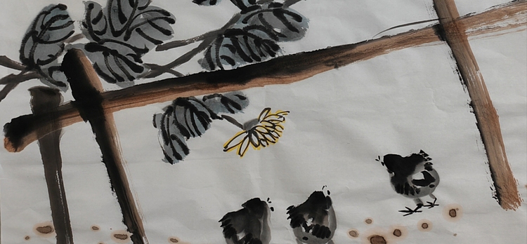 安徽省美协会员 赵星州 秋意图