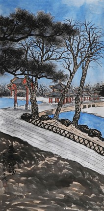 职业画家 教师 李丕民 中国画作品
