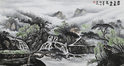 职业画家 教师 李丕民 中国画作品