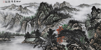 职业画家 教师 李丕民 中国画作品