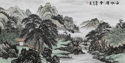 职业画家 教师 李丕民 中国画作品
