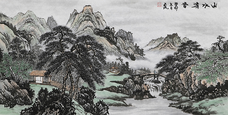职业画家 教师 李丕民 中国画作品