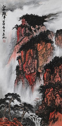 职业画家 教师 李丕民 中国画作品