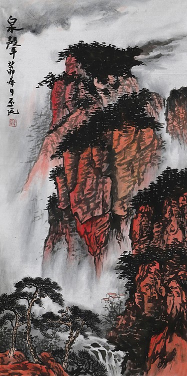 职业画家 教师 李丕民 中国画作品