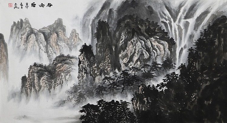 职业画家 教师 李丕民 中国画作品