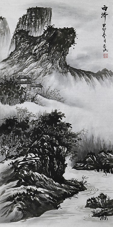职业画家 教师 李丕民 中国画作品