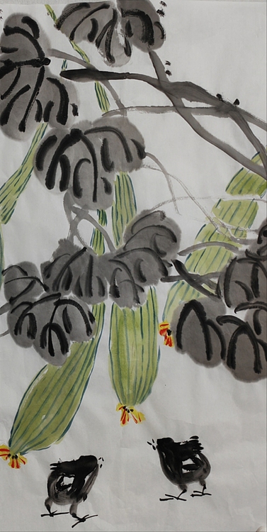 安徽省美协会员 赵星州 秋韵