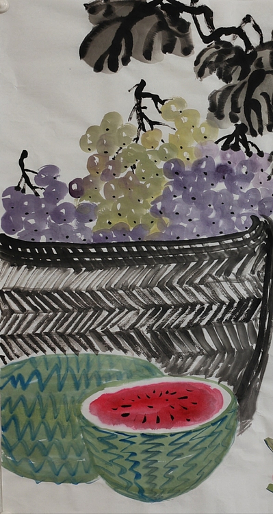 安徽省美协会员 赵星州 瓜果飘香