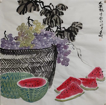 安徽省美协会员 赵星州 瓜果飘香