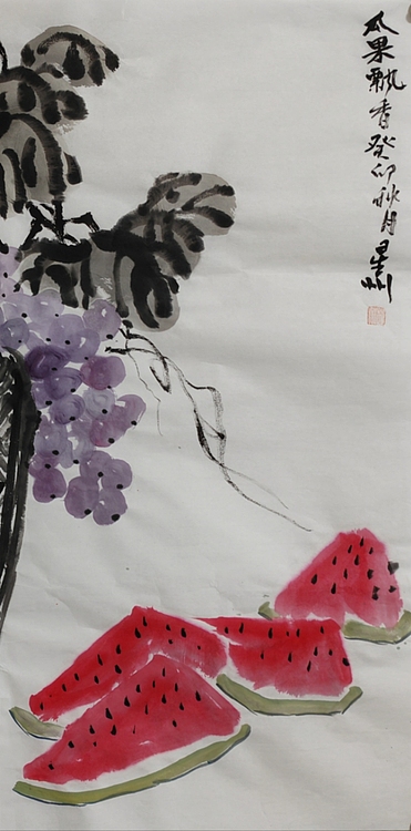 安徽省美协会员 赵星州 瓜果飘香