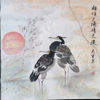 五谷丰登 相伴夕阳情更浓