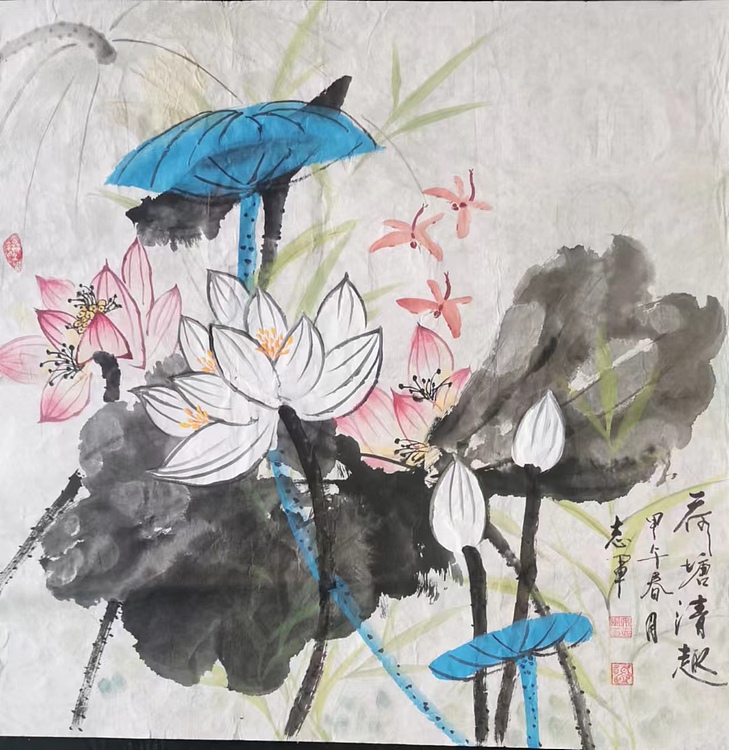 五谷丰登 荷塘清趣