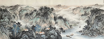陕西省美术家协会会员，西安市碑林区美术家协会理事，西安中国画学会理事 鲁鹏飞 精品国画