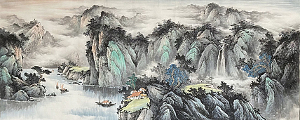 陕西省美术家协会会员，西安市碑林区美术家协会理事，西安中国画学会理事 鲁鹏飞 精品国画