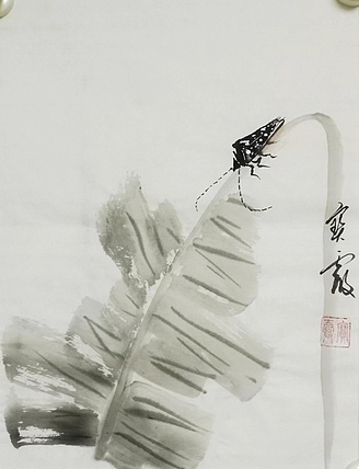 中国老年书画研究会会员 张宝霞 天牛图