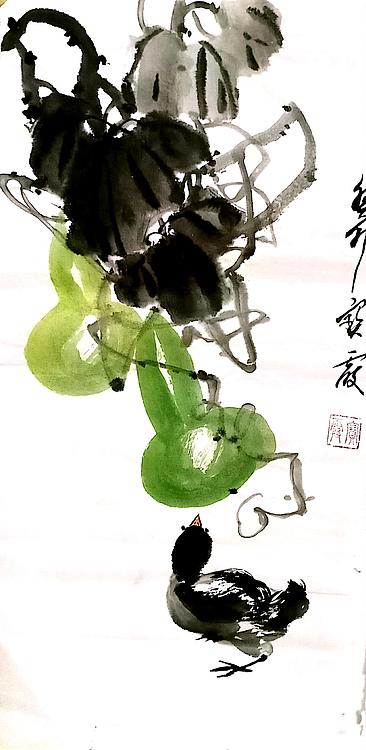 中国老年书画研究会会员 张宝霞 吉祥图