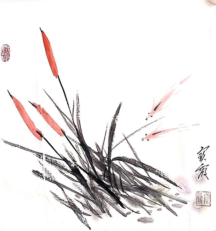 中国老年书画研究会会员 张宝霞 野趣