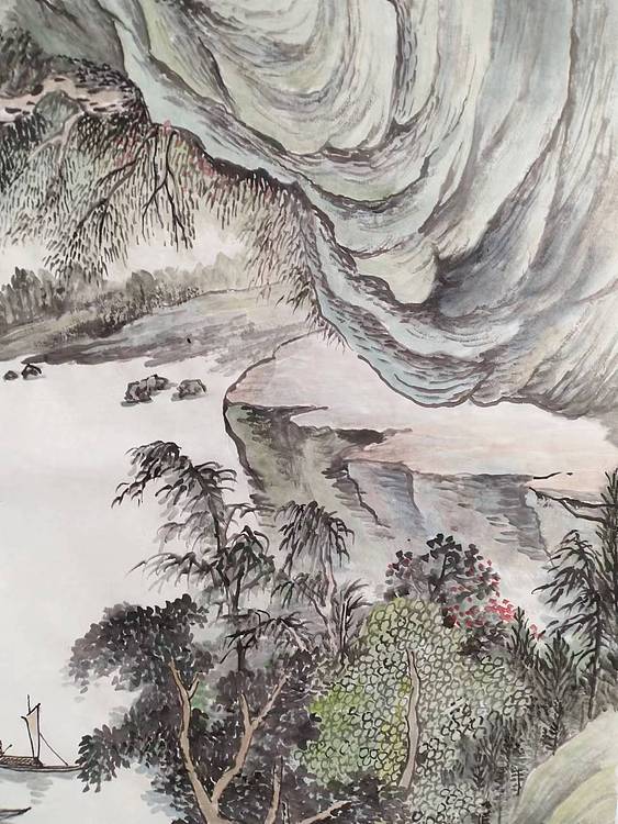职业书画家 于恩沛 扬帆话别
