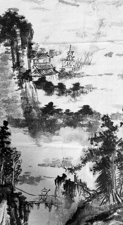 无 水墨山水