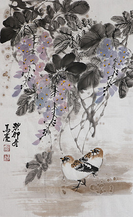 中国花鸟画主题性创作研究会副会长兼秘书长 北京市美协会员 马亮